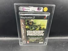 Image of 1st Print Tom Clancy's Ghost Recon PS2 VGA 85+ FACTORY SEALED WATA