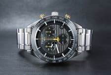 Image of NEW TISSOT MENS WATCH PRS 516 CHRONOGRAPH STEEL STRAP & BLACK DIAL GENUINE