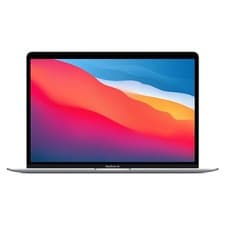 Image of A2337 Apple MacBook Air 13.3" (256GB SSD, Apple M1, 8-Cores, 8GB) Laptop -Silver