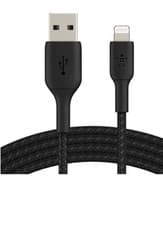 Image of Belkin Boost Charge Braided Fast Charge cable 3M Type Iphone to USB-A