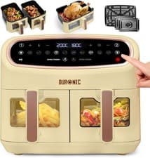Image of AF34 SG XXL Triple Drawer Air Fryer, 10L Digital Family Size Air Fryers 10in1 Du