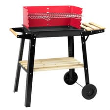 Image of KCT OPEN TOP BBQ GRILL GARDEN BARBECUE STEEL CHARCOAL COOKING OUTDOOR PARTY OVEN