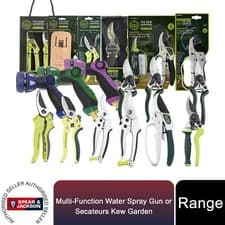 Image of Spear & Jackson Multi-Function Water Spray Gun or Secateurs Kew Garden Range