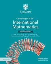 Image of Cambridge IGCSE International Mathematics Coursebook with Di... - 9781009377676