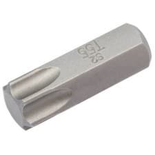 Image of Draper Expert Torx 10mm Shank Hexagon Insert Bits T55 30mm Pack of 1