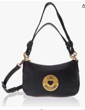 Image of Love Moschino Woman, Shoulder Bag, Pre Fall Winter 2021 Collection, Black