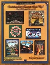 Image of 2008 Mayfair Board Games Print Ad/Poster Shear Panic! Patrician Elk Fest Art 00s
