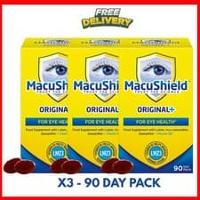 Image of MacuShield Original Plus Capsules - 90-Day Pack, Eye Health Supplements X3