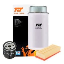 Image of TJ Filters Service Kit Air Filter + Fuel Filter + Oil Filter Fits Citroen DS