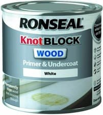 Image of Ronseal Knot Block Wood Primer and Undercoat White 2.5 Litre