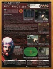 Image of 2001 Red Faction Playstation 2 PS2 REVIEW Print Ad/Poster Video Game Promo Art