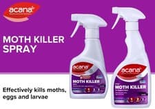 Image of Acana Spray Carpet Fabric Moth Killer Lavender Freshener Treat Egg Larvae New