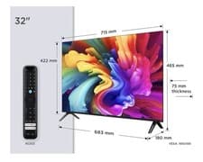 Image of TCL 32SF560-UK 32" Full HD QLED Direct LED Smart TV with Enhanced Brightness