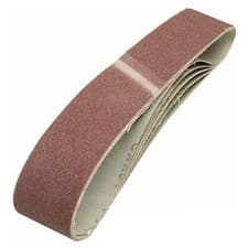 Image of Silverline 463484 Sanding Belts 50 x 686 mm 5pk 80 Grit