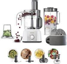 Image of Kenwood FDP65.860WH MultiPro Express 4-in-1 Food Processor, 1000W Motor · 3L Bow