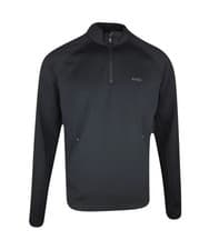 Image of BOSS Sweatshirt Mens Dark Blue Quarter Zip Top With Logo - Sweat Active Size XL