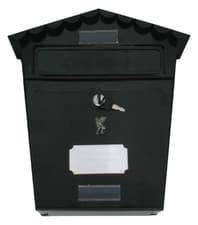 Image of Angels and Fairy's Steel Post Box With Lock Free Engraving