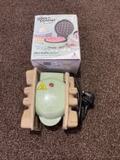 Image of Giles & Posner EK4214GSGR Mini Waffle Maker – Non-Stick Waffle Iron Machine,