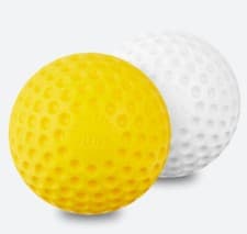 Image of Cricket bowling machine dimpled Jugs practice balls