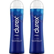 Image of Durex Originals Play Feel Lubricant 2 Bottles (100ml) Condom Friendly