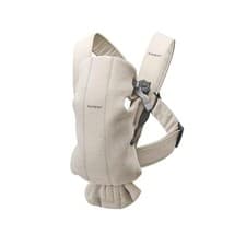Image of BabyBjorn 3D Jersey Baby Carrier Mini - Light Beige