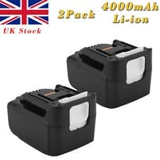 Image of 2x For Makita BL1415 BL1430 194066-1 194065-3 BDA340 4.0Ah 14.4V Li-ion Battery
