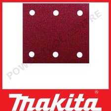 Image of 10 X Makita 120 Grit 114mm X 101 1/4" Sheet Palm Sander Sanding Sheets BO4555