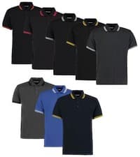 Image of Contrast Polo Kustom Kit Tipped Poly/Cotton Pique Sports Shirt