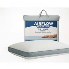 Image of Memory Foam Orthopaedic Pillow Airflow Ergonomic Neck Back Support