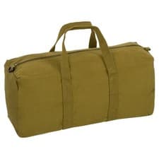 Image of Highlander Canvas Tool Bag Zip Fasten Strong Washable Vintage Style 18" 24" 30"