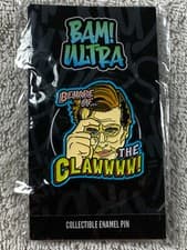 Image of LE Beware of the Claw! Liar Liar Cary Elwes Enamel Pin Bam Box Geek Ultra