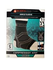 Image of BNWT Shock Doctor Ankle Sleeve S – Compression Knit Support Brace 2040