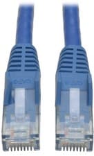 Image of Tripp Lite Cat6 Gigabit Snagless Molded UTP Patch Cable RJ45 M/M Blue, 3.05 m