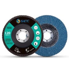 Image of 2/10/20X FLAP GRINDING SANDING DISCS 115mm 4.5" 40 60 80 120 GRIT ANGLE WHEEL