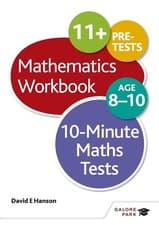 Image of 10-Minute Maths Tests Workbook Age 8-10 by David E. Hanson Paperback Book