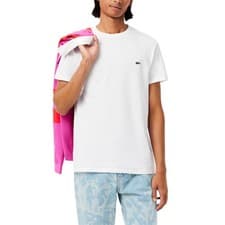 Image of Lacoste Mens T Shirts TH6709 Crew Neck Short Sleeve Regular Fit Cotton Top