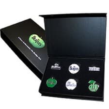 Image of Official licensed The Beatles Metal Pin 6 Badge Set