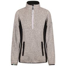 Image of Trespass Womens Textured Stretch Panels 2 Contrast Zip Fleece Top - Lia