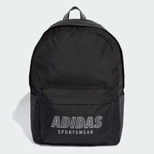 Image of Classic Adidas Original Backpack Black White Sport Straps House of Tiro JX9085