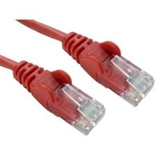 Image of Cables Direct Cat5e UTP 2m networking cable Red