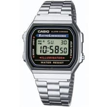 Image of Casio Silver A168 Digital Vintage Fashion Unisex Classic Watch With Warranty
