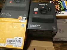 Image of Polaroid Everything Box Now Gen 2 Instant Camera - Black with 8 Films