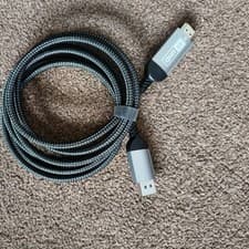 Image of Amazon Basics Braided 4K HDMI Cable 3m -18Gbps High Speed with Ethernet, 4K@60Hz