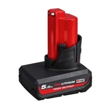 Image of Milwaukee M12 HB5 12v 5.0Ah HIGH OUTPUT Li-Ion Battery 4932480165