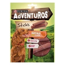 Image of AdVENTuROS Sticks With Buffalo Low Fat Supplementary Dog Treat *10 x 120g* PACK