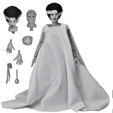 Image of NECA Bride of Frankenstein Black White Ultimate 7" Figure Universal Monster