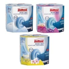 Image of UniBond AERO 360° Refills 2x Lavender 2x Wildflower 2x Neutral Tabs 450g Each
