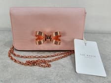 Image of BNWT Ted Baker London JAYLLAA Bow Light Pink Crossbody Bag