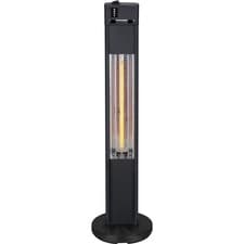 Image of Ex-display Zink Floor Standing Patio Heater 1.6kW IP55 500 to 1600W
