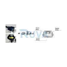 Image of Lambda Oxygen Sensor Ruva Fits Mazda 323 1994-1998 1.5 #2 B6DC18861 B6DC18861A